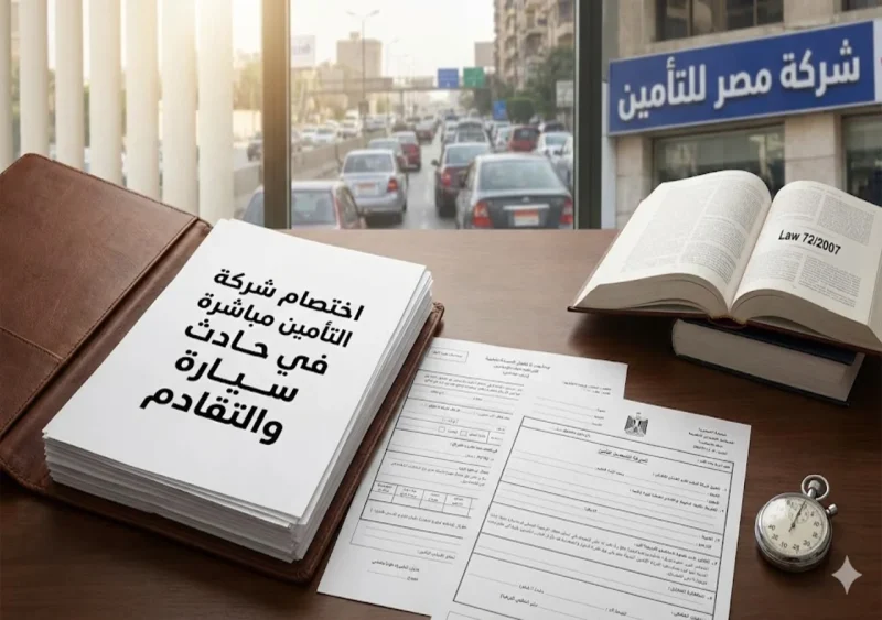 اختصام شركة التأمين مباشرة في حادث سيارة والتقادم | محامي ميراث الزقازيق | عبدالعزيز حسين عمار - خبرة 28 عاما