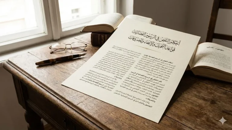 أحكام النقض في الرسوم القضائية الإعفاء والمصروفات والتحميل