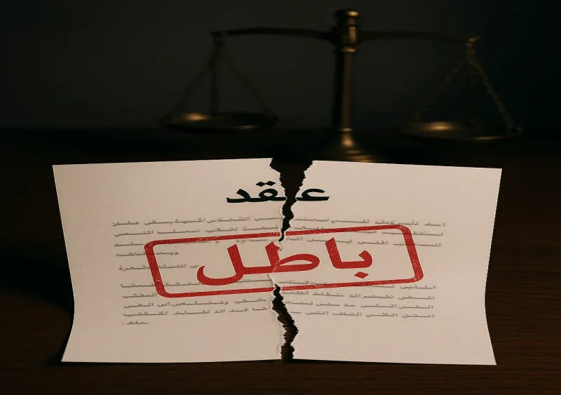 بطلان عقد القسمة لانتفاء الإرادة