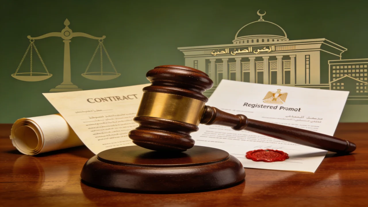 حجية الحكم على البائع وتسجيل العقود العقارية في القانون المصري