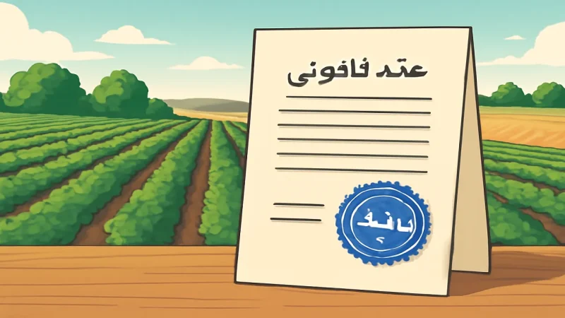 أحكام عقد إيجار الأراضي الزراعية فى القانون المدني | عبدالعزيز حسين عمار – محامي الميراث والملكية بالزقازيق أحكام عقد إيجار الأراضي الزراعية فى القانون المدني
