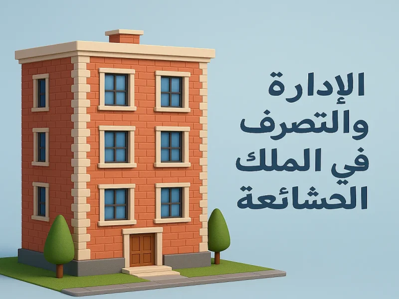 الحصة الشائعة في العقار