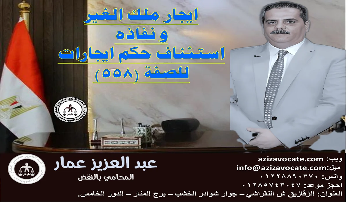 ايجار ملك الغير و نفاذه