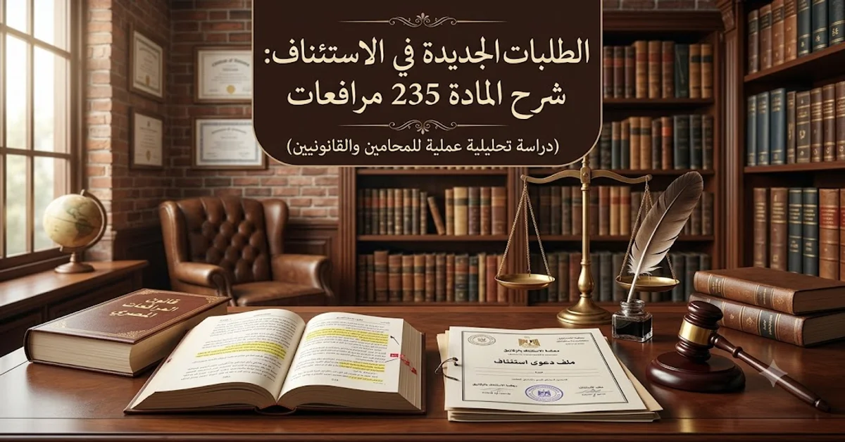 الطلبات الجديدة أمام محكمة الاستئناف وشرح المادة 235 مرافعات