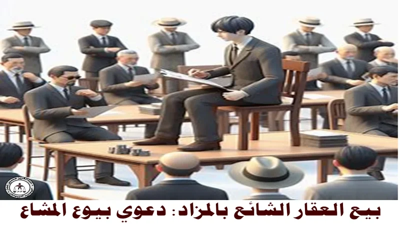 أحكام النقض عن بيع العقار الشائع بالمزاد - دعوى البيوع بيع العقار الشائع بالمزاد في أحكام النقض