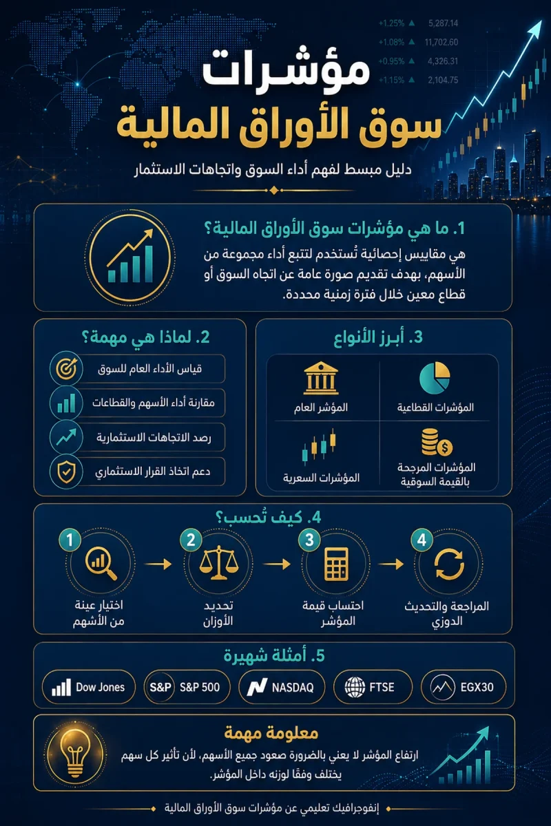 دليل مؤشرات سوق الأوراق المالية دليل مؤشرات سوق الأوراق المالية