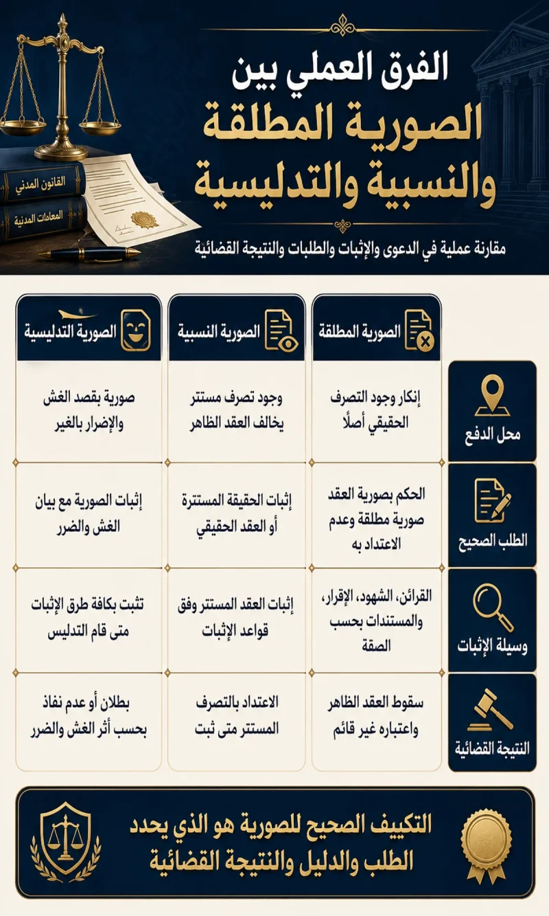 المقارنة بين الصورية المطلقة والنسبية والتدليسية
