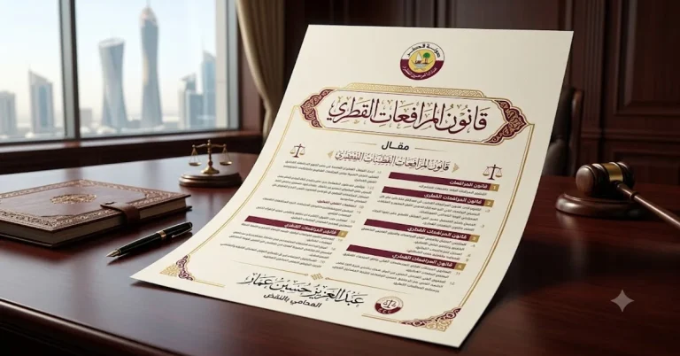 قانون المرافعات المدنية والتجارية القطري رقم 13 لسنة 1990 وتعديلاته