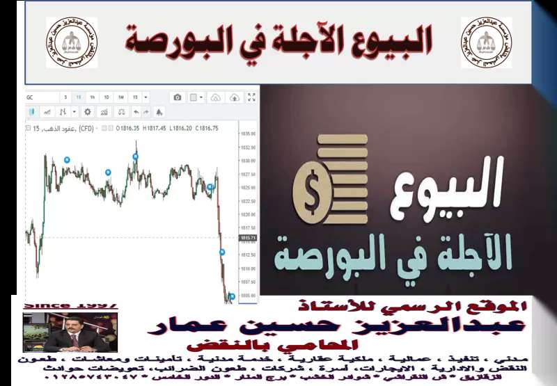 البيوع الآجلة في البورصة