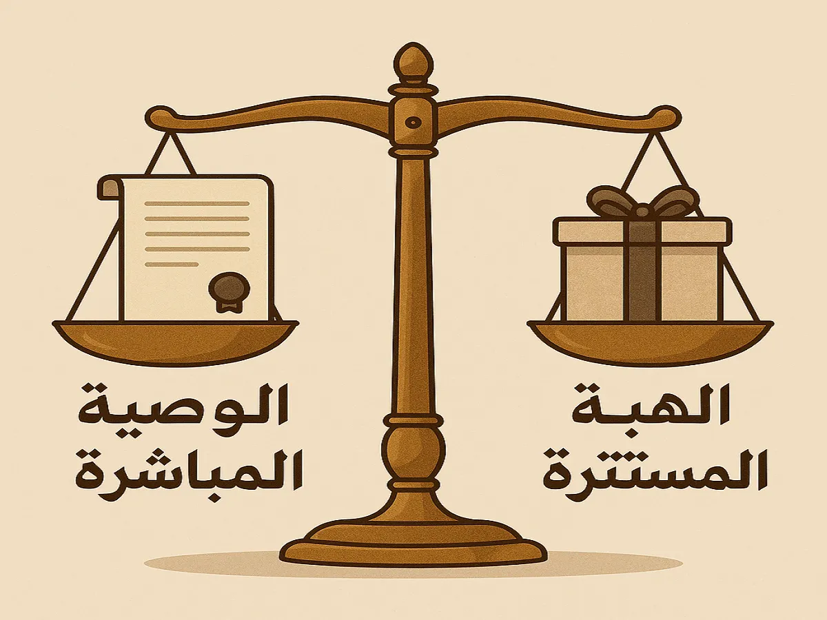 البيع من المورث للوارث وصية أم هبة مستترة؟ عقد الوصية المباشرة والهبة المستترة