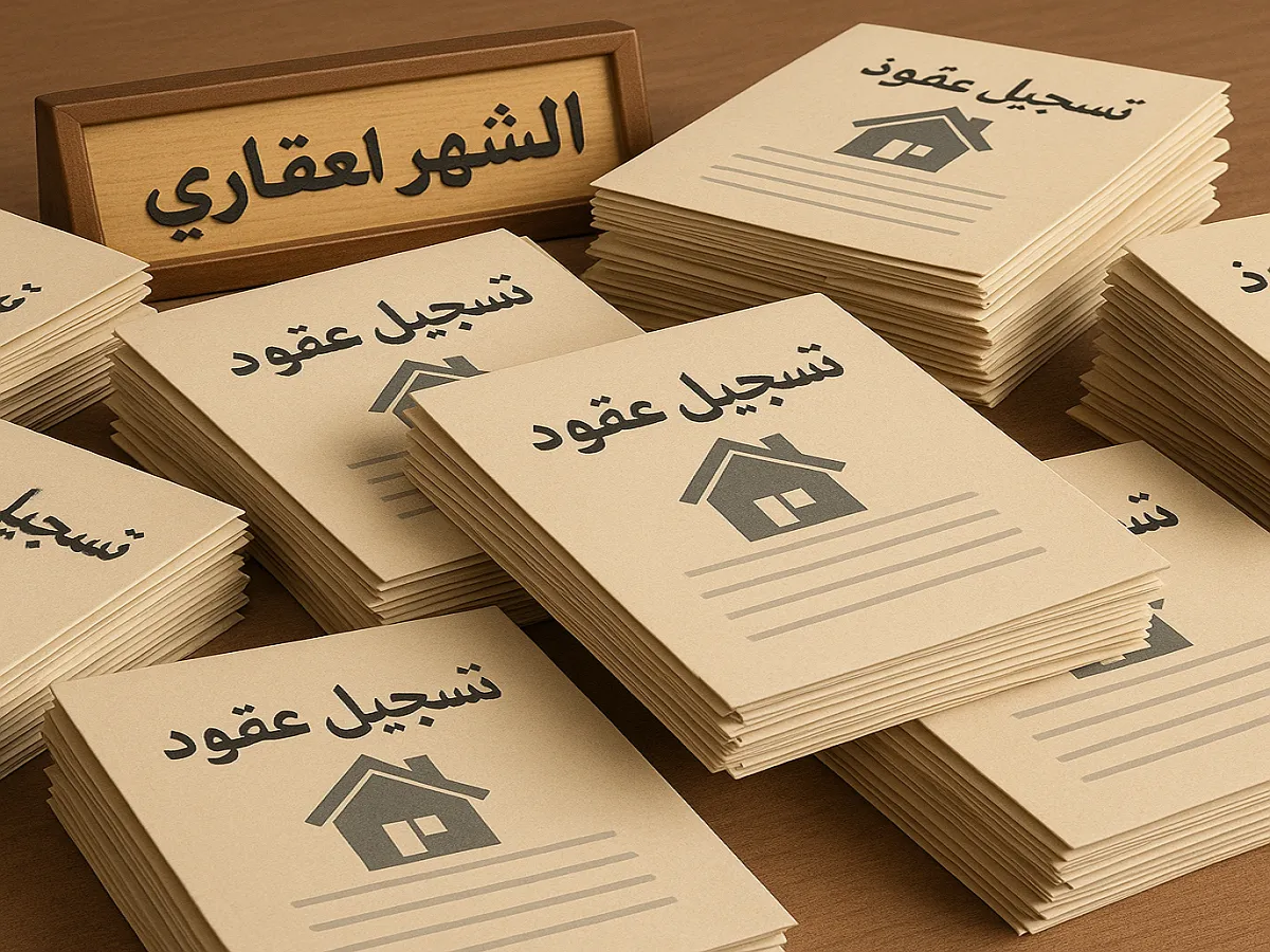 تزاحم العقود المسجلة في الشهر العقاري