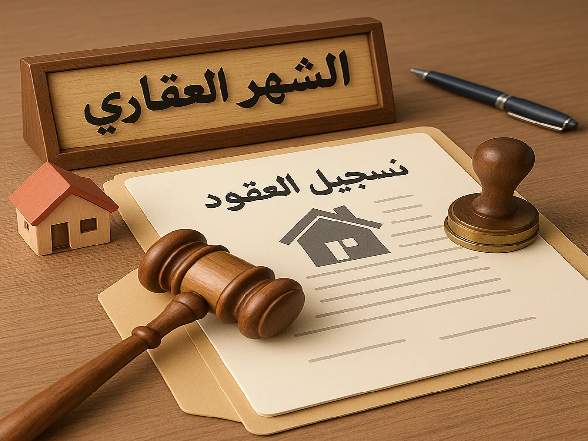تسجيل العقود في الشهر العقاري لتأكيد أولوية العقد المسجل