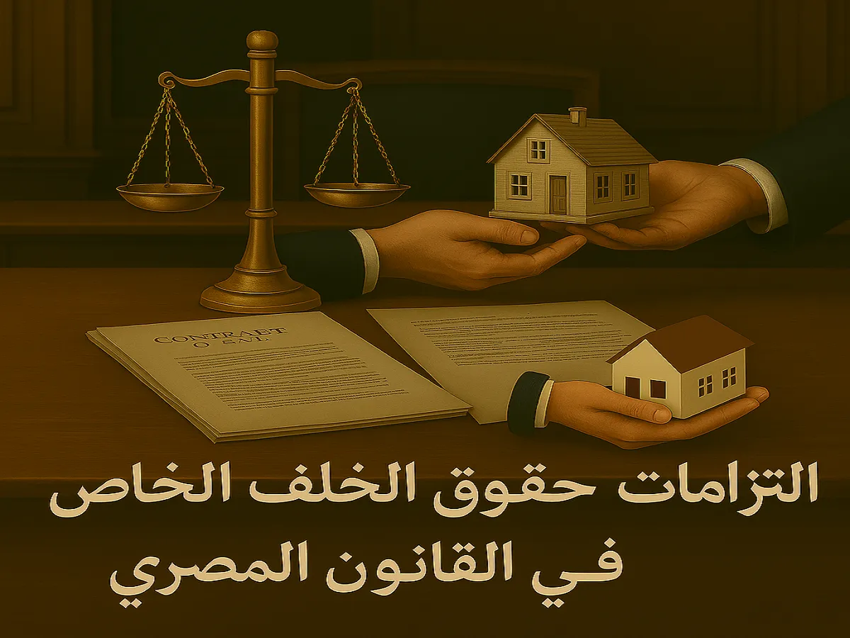 التزامات وحقوق الخلف الخاص في القانون المصري