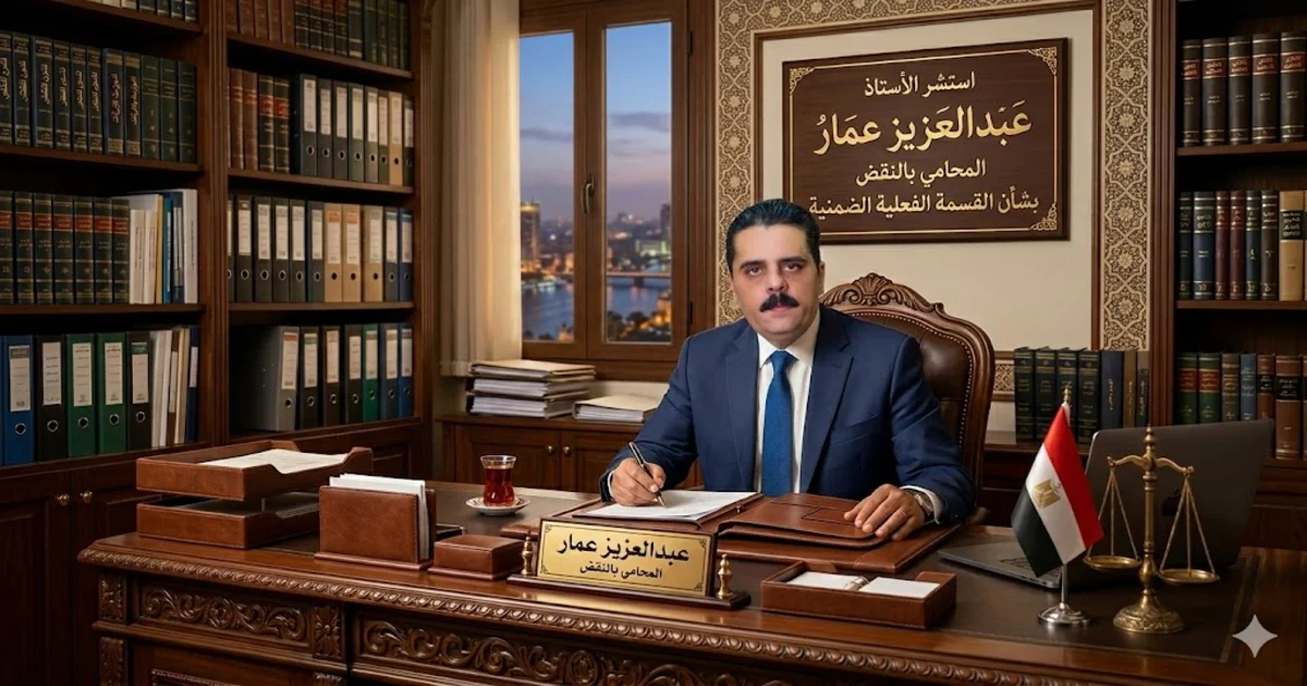 استشر الأستاذ عبدالعزيز عمار المحامي بالنقض بشأن القسمة الفعلية الضمنية استشر الأستاذ عبدالعزيز عمار المحامي بالنقض بشأن القسمة الفعلية الضمنية