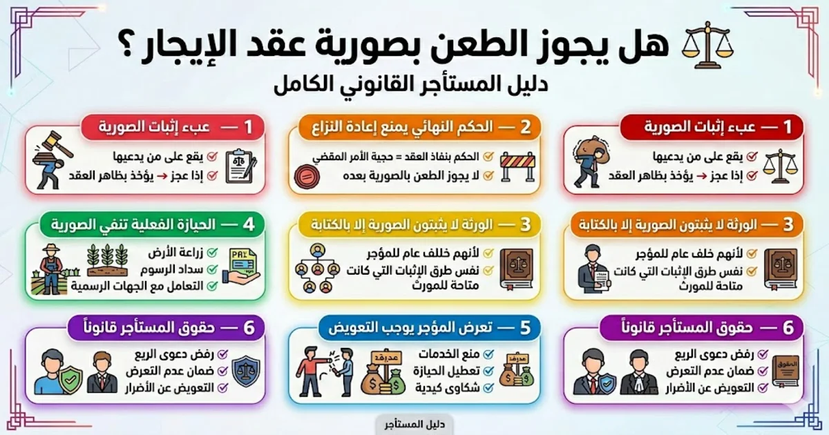 هل يجوز الطعن بصورية عقد الإيجار؟ هل يجوز الطعن بصورية عقد الإيجار؟