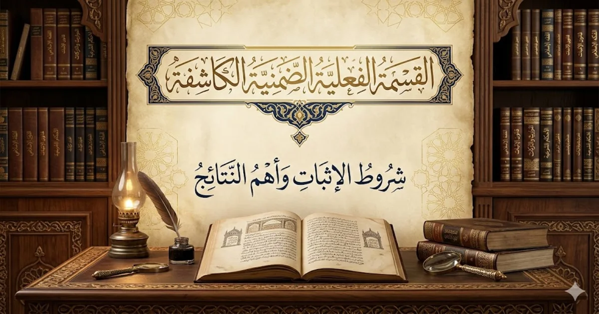 القسمة الفعلية الضمنية الكاشفة وشروط الإثبات وأهم النتائج القسمة الفعلية الضمنية الكاشفة وشروط الإثبات وأهم النتائج