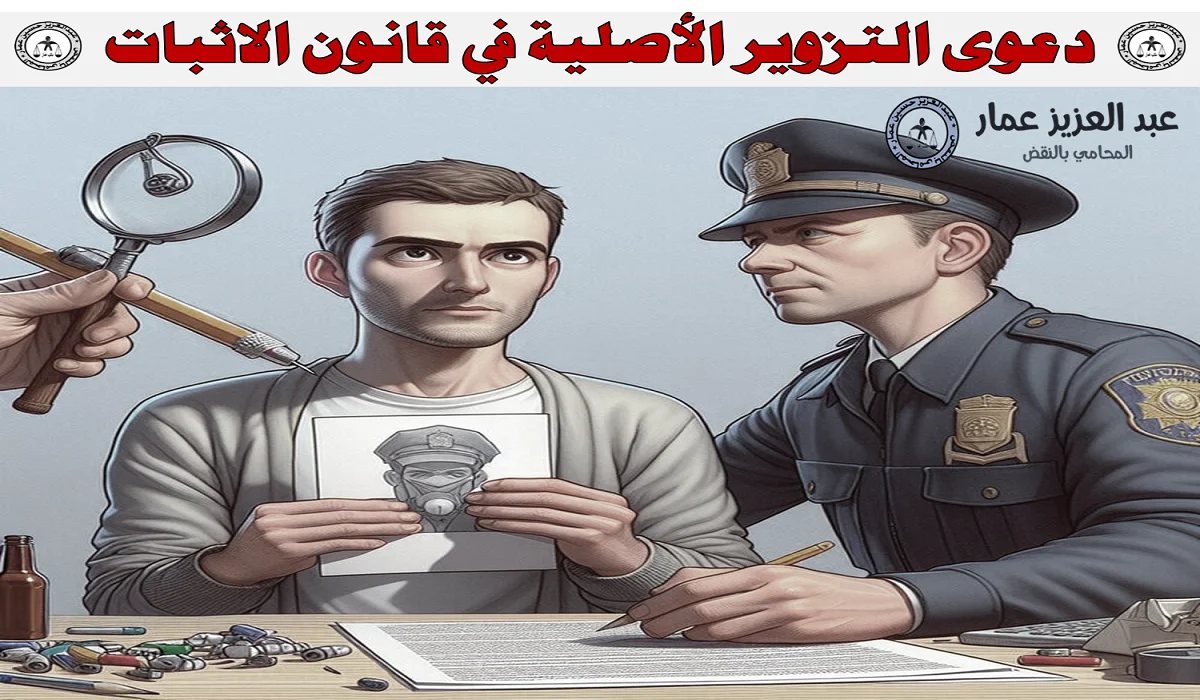 دعوي التزوير الأصلية في قانون الاثبات