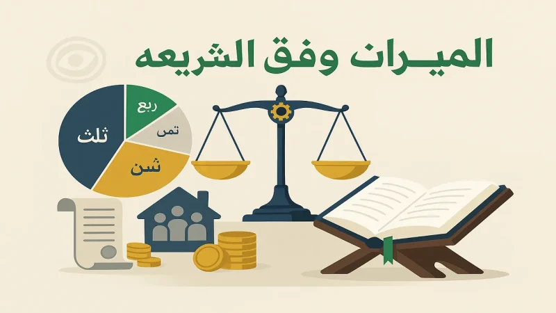 التركة المورثة وتقسيم الورث لحصص وديون الميراث بأحكام النقض