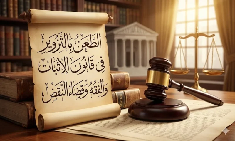 الطعن بالتزوير فى قانون الاثبات والفقه وقضاء النقض