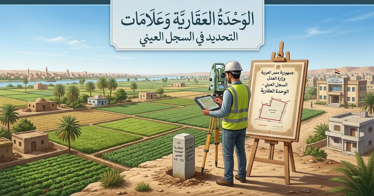 الوحدة العقارية وعلامات التحديد في السجل العيني الوحدة العقارية وعلامات التحديد في السجل العيني