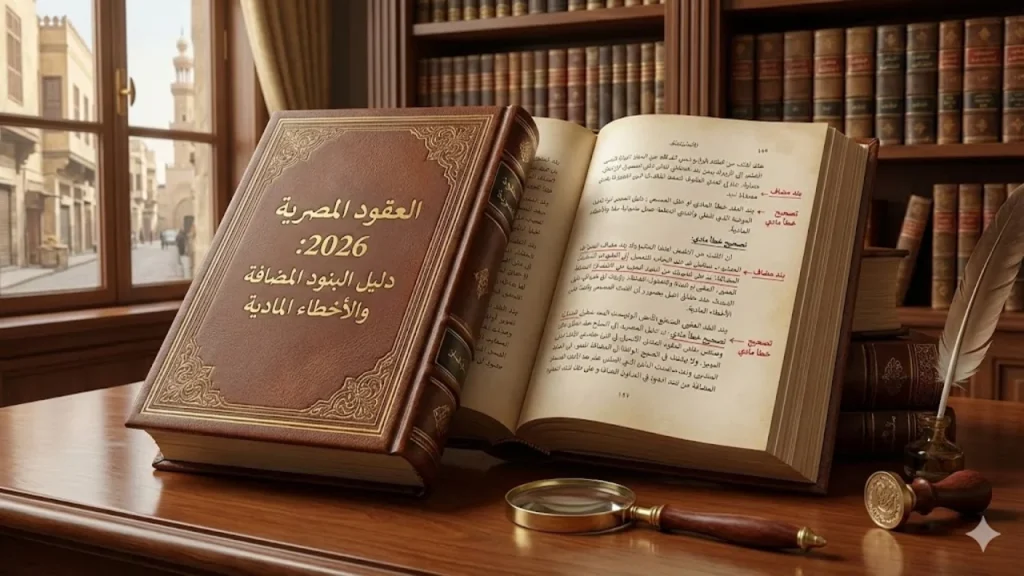 حدود الالتزام ومعالجة الأخطاء المادية في العقود المصرية 2026