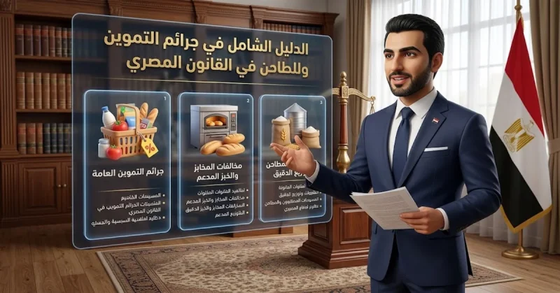 جرائم التموين والمخابز الدفوع، العقوبات وأحدث أحكام النقض