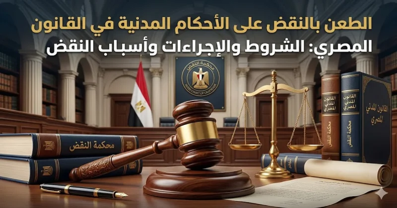 الطعن بالنقض على الأحكام المدنية في القانون المصري