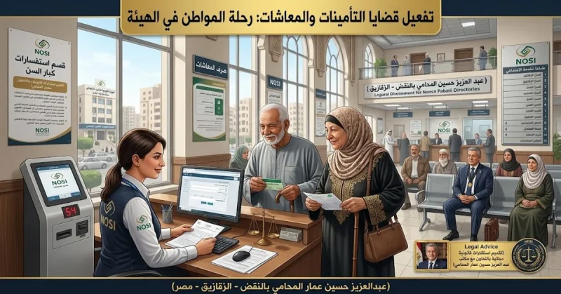 قضايا التأمينات والمعاشات في مصر
