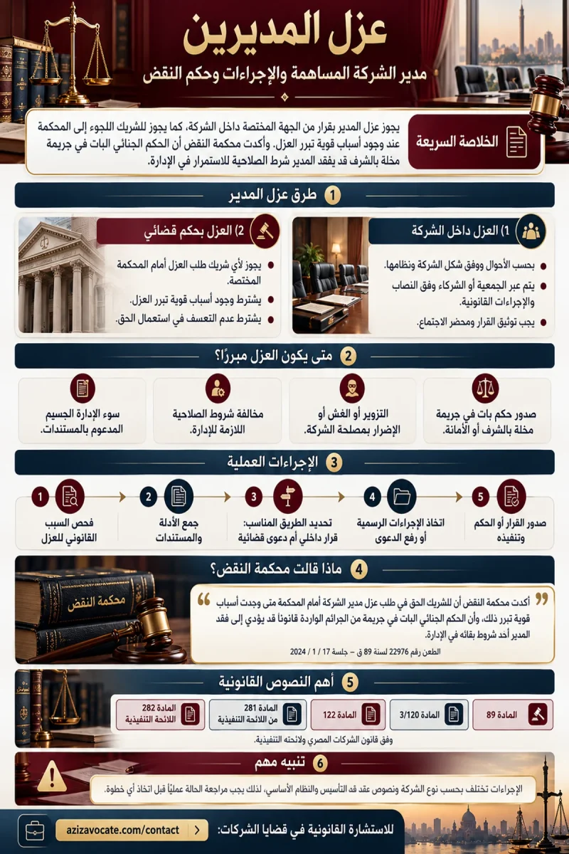 انفوجرافيك عزل المديرين في الشركات المصرية انفوجرافيك عزل المديرين في الشركات المصرية