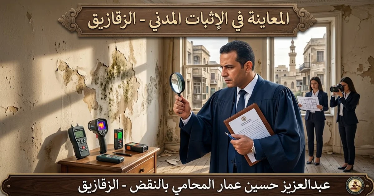 المعاينة في الإثبات المدني - المادتان 131 و132 اثبات المعاينة في الإثبات المدني - المادتان 131 و132 اثبات