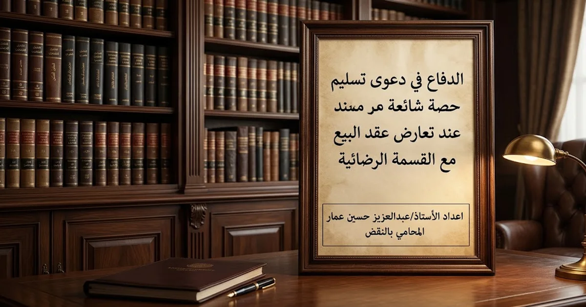 دراسة تطبيقية تشمل الصورية وثبوت التاريخ وتقرير الخبير والشهود وأثر القسمة