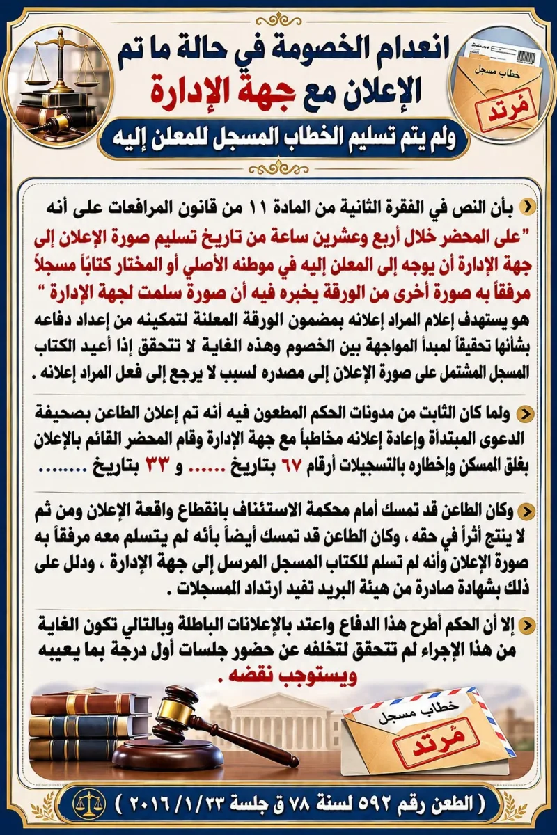 انعدام الأحكام ومنازعات الميراث