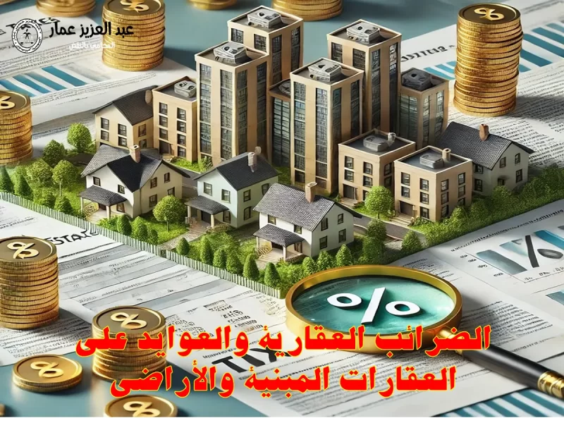 الضرائب العقارية والعوايد على العقارات المبنية والأراضي الضرائب العقارية والعوايد على العقارات
