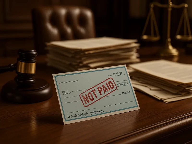 دعوى مطالبة بقيمة شيك والتعويض وفق القانون المصري