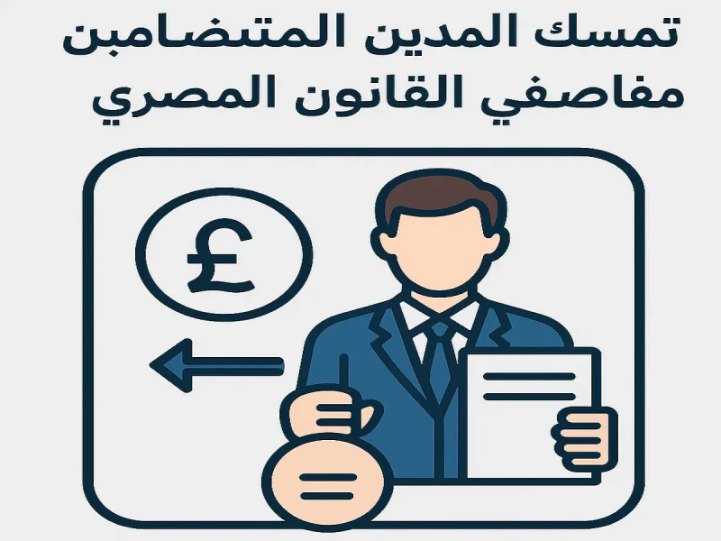 تمسك المدين المتضامن بالمقاصة تمسك المدين المتضامن بالمقاصة