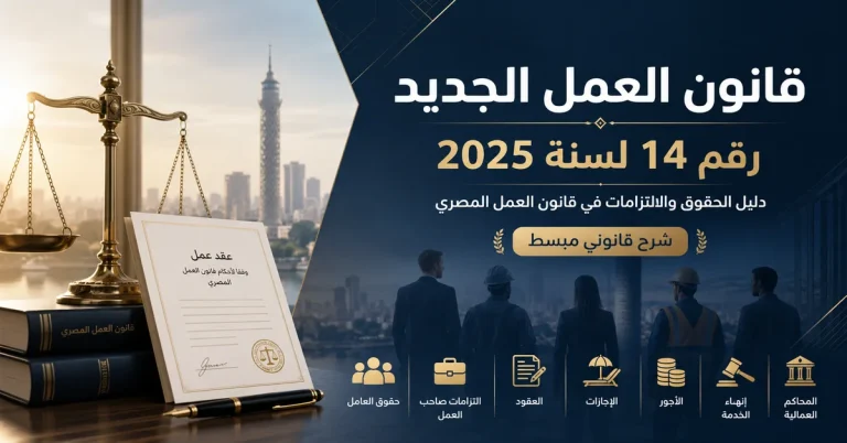 قانون العمل الجديد 2025 حقوق العامل وأهم الأحكام قانون العمل الجديد 2025- حقوق العامل وأهم الأحكام