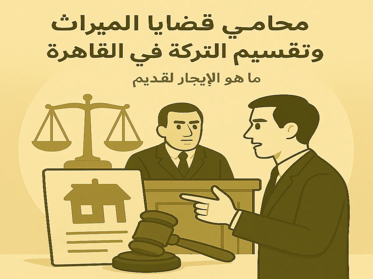 محامي قضايا الميراث وتقسيم التركة في القاهرة عبدالعزيز حسين عمار