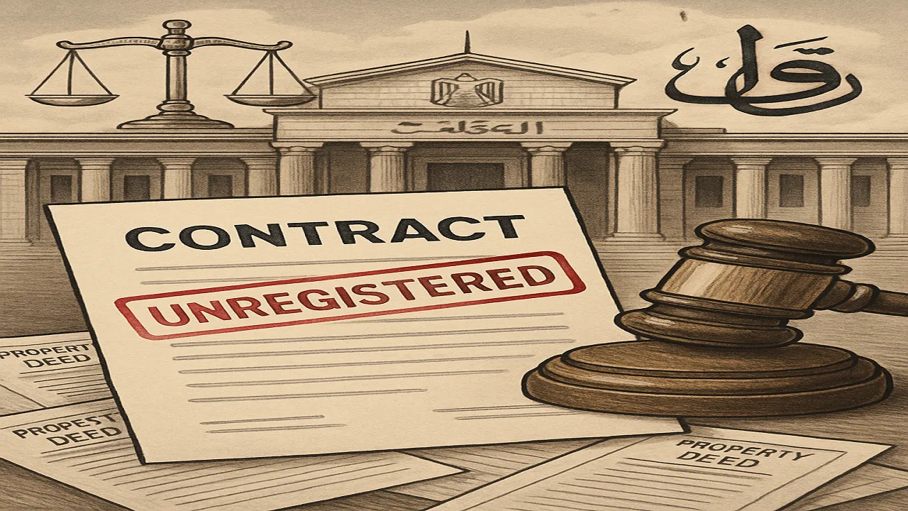 عدم نفاذ عقد البيع العرفي وعدم الاعتداد بالحكم – نقض 2025 1 الملكية العقارية والريع - التسجيل في الشهر العقاري - حكم محكمة النقض في دعوى الريع 2025