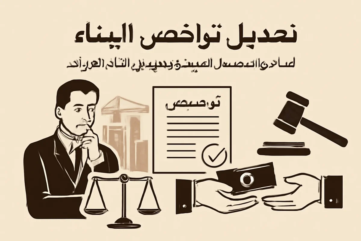 تعديل تراخيص البناء-فساد واستعمال النفوذ في اتخاذ القرارات