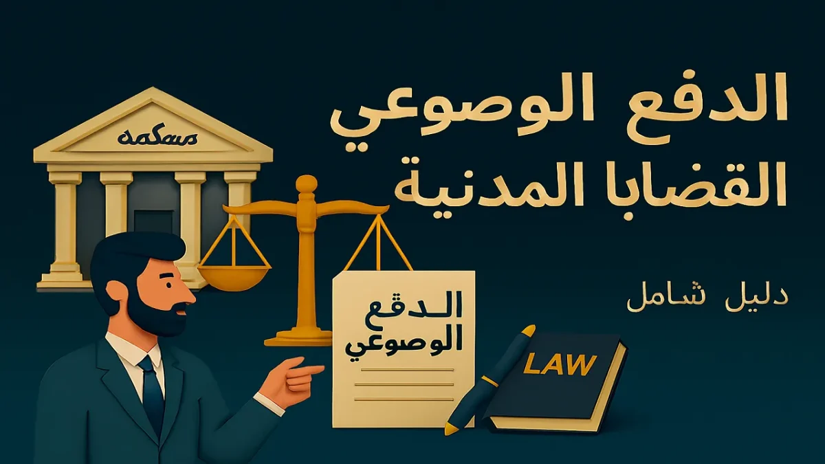 تطبيق الدفوع الموضوعية في القوانين المختلفة