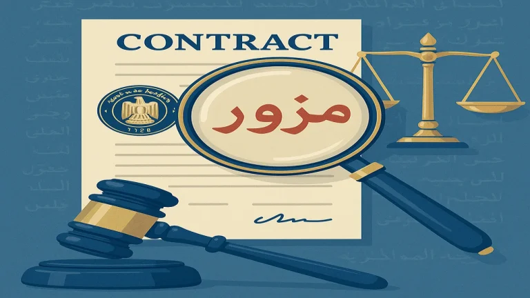 طعن نقض تزوير عقد بيع محكمة النقض - خبرة فنية وميزان العدل