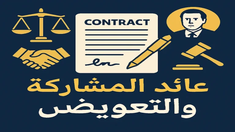 عائد المشاركة ومصاريف التشغيل والتعويض في عقد المشاركة وفق القانون المدني المصري 2025