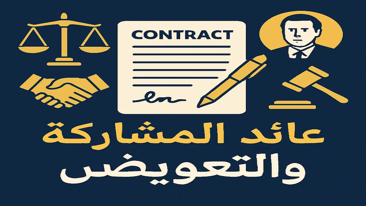 عائد المشاركة ومصاريف التشغيل والتعويض في عقد المشاركة وفق القانون المدني المصري 2025