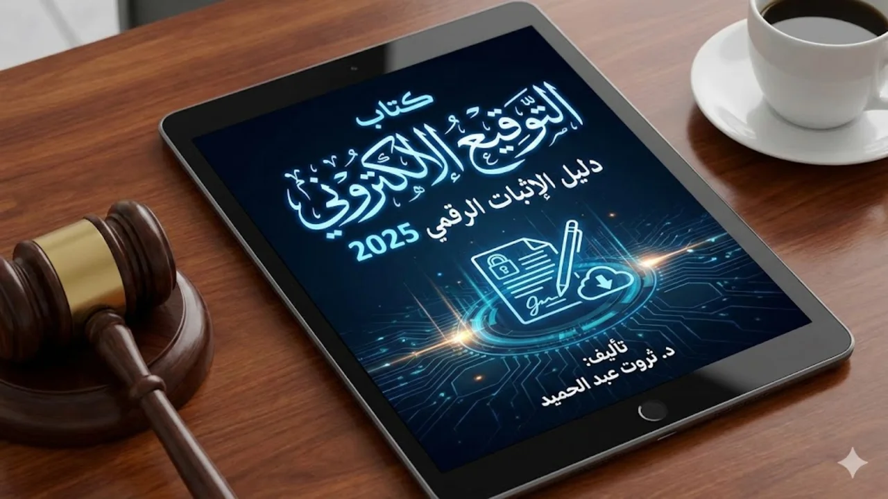 كتاب التوقيع الإلكتروني للتحميل دليل لإثبات الرقمي 2025