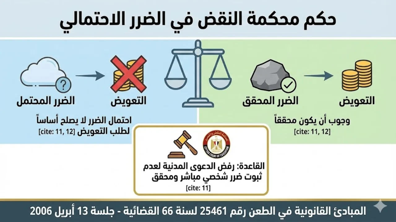 الضرر المحتمل والتعويض الضرر المحتمل والتعويض