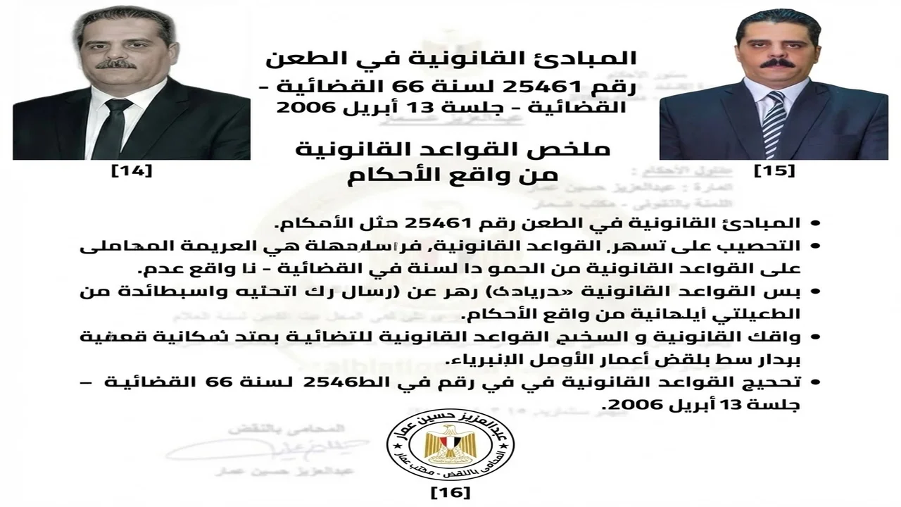 حكم محكمة النقض عن الضرر الاحتمالي حكم محكمة النقض عن الضرر الاحتمالي