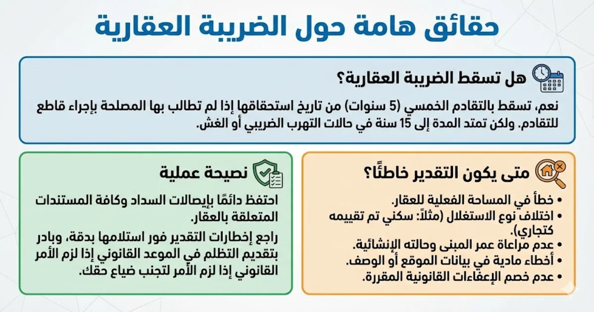 حقائق هامة حول الضريبة العقارية حقائق هامة حول الضريبة العقارية