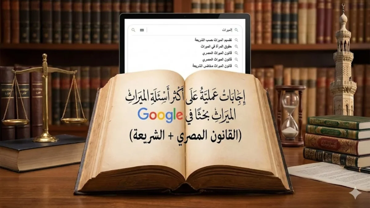 إجابات عملية على أكثر أسئلة الميراث بحثًا في Google (القانون المصري + الشريعة)