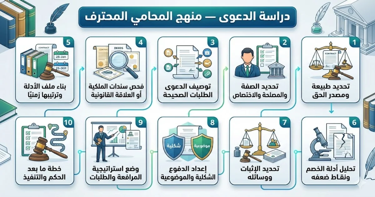 قواعد جوهرية في كسب القضايا المدنية في مصر