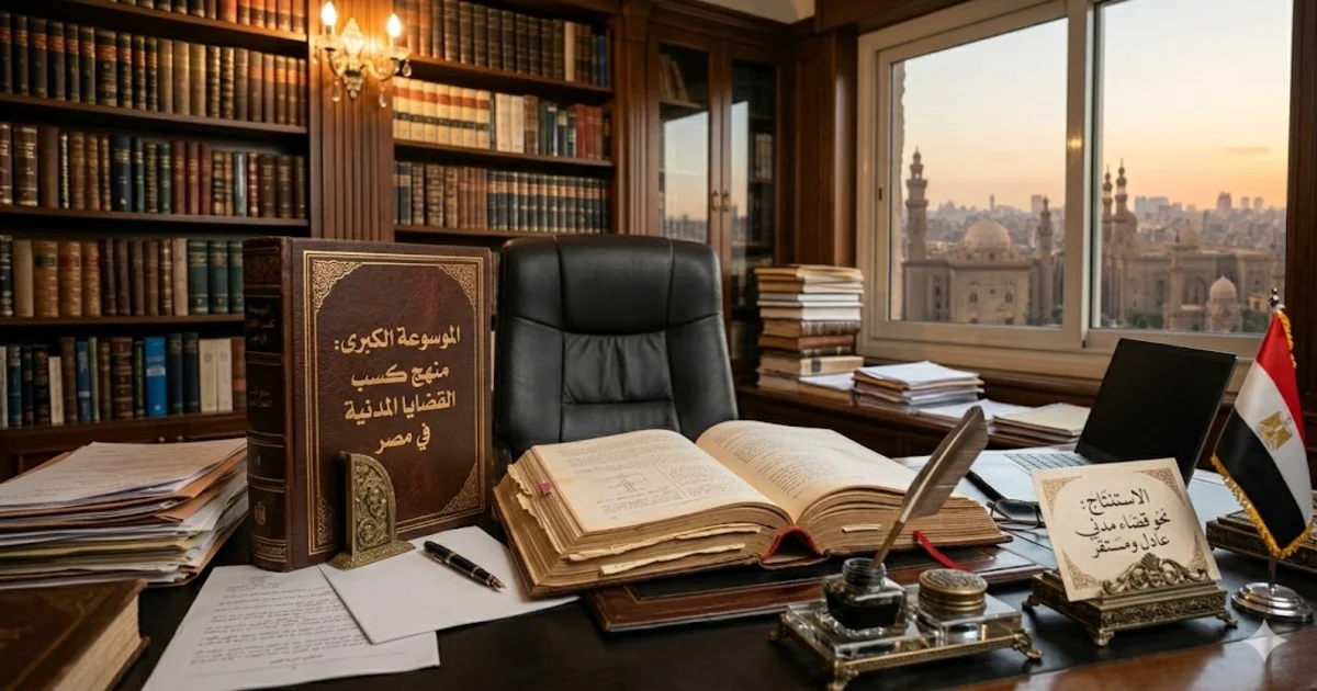 مبادئ حاسمة في كسب القضايا المدنية في مصر